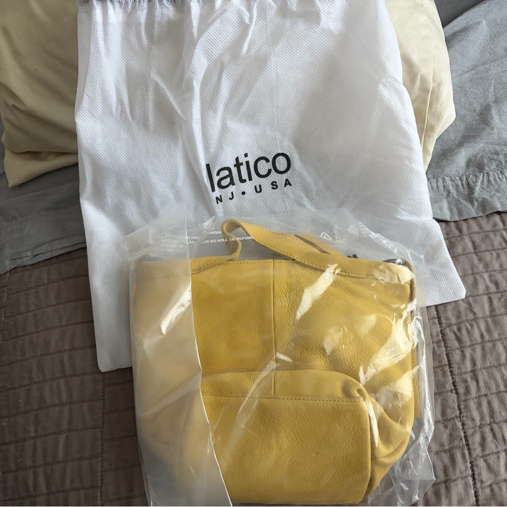 Latico Women's Mini Yellow Leather Bag - Picture 4 of 7